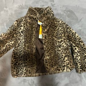 leopard print coat